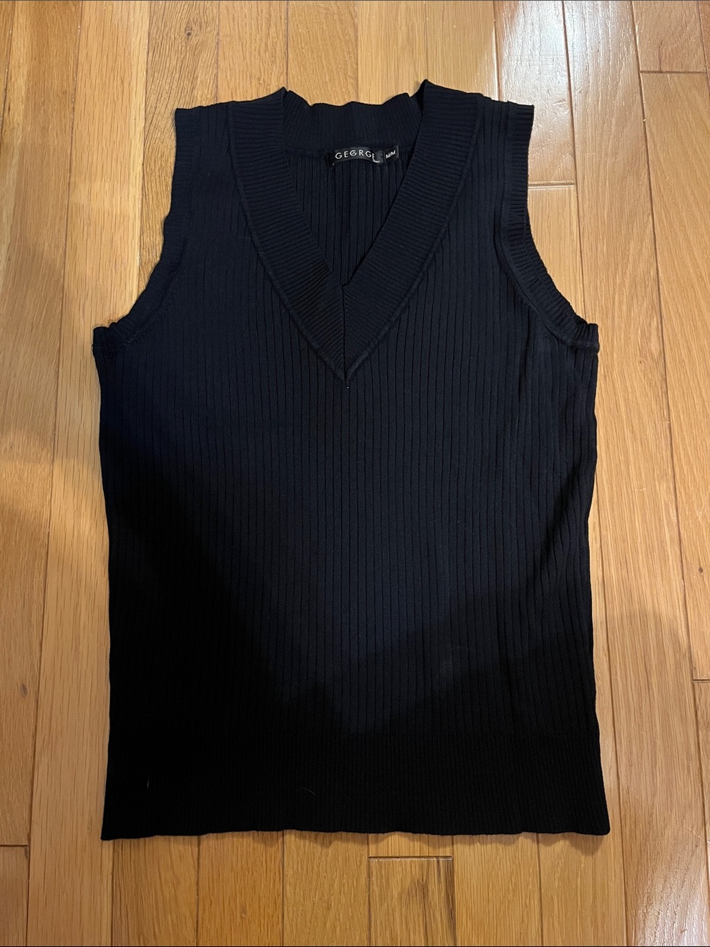 Vintage George black sweater vest